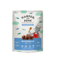 Envase de albóndigas para gato Harper and Bone Ocean Wonders sabor pescado salmón y atún.