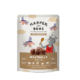 Envase de albóndigas para gato Harper and Bone Wild Mountain sabor jabalí venado y conejo.