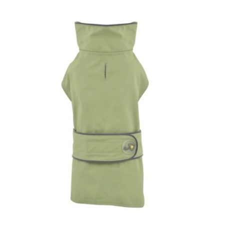 Nayeco Impermeable Dancing Rain Cerrado Verde Para Perros