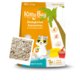 Las arenas de Kitty Bay son sostenibles ya que están hechas de ingredientes vegetales completamente ecológicos y biodegradables. Estas arenas para gato son libres de químicos, colorantes o fragancias. Se trata de arenas para gato superabsorbentes, libres de polvo y respetuosas con el medio ambiente. Formato: 10L /6kg