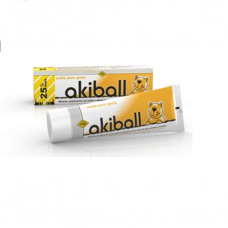 Malta Gatos Bolas Pelo Akiball 100gr. Tubo de pasta para prevenir obstrucciones digestivas.