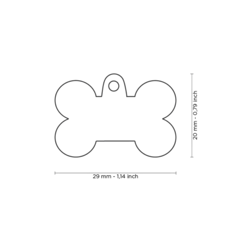 Un regalo perfecto para tu mascota La placa Basic Handmade Hueso Pequeña es el regalo perfecto para tu mascota. No solo es un accesorio bonito y elegante, sino que también es una herramienta esencial para su seguridad. Regálale a tu mascota una placa que refleje su personalidad y que te brinde la tranquilidad de saber que está siempre identificada.