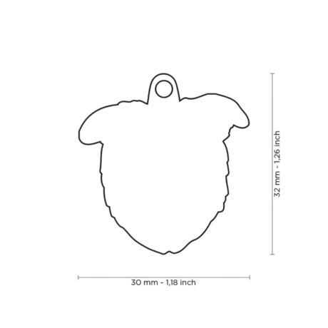 ¿Por qué es importante que tu perro lleve una placa identificativa? Seguridad: La placa identificativa es la forma más rápida y efectiva de que alguien pueda contactarte si encuentra a tu perro perdido. Tranquilidad: Saber que tu perro lleva una identificación te brinda tranquilidad y reduce la angustia en caso de extravío. Información vital: Además de tus datos de contacto, puedes incluir información relevante como el nombre de tu perro o si requiere cuidados especiales. Cumplimiento legal: En algunas localidades, es obligatorio que los perros lleven una placa identificativa. Detalles del producto Diseño: Border Collie Personalización: Grabado en la parte trasera Incluye: Anillo para enganchar al collar ¡Expresa tu amor por tu Border Collie con la Placa Friends!