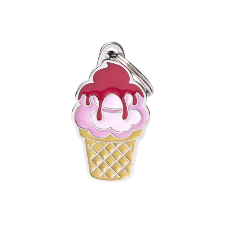 ¿Por qué es importante que tu mascota lleve una placa identificativa? Seguridad: La placa identificativa es la forma más rápida y efectiva de que alguien pueda contactarte si encuentra a tu mascota perdida. Tranquilidad: Saber que tu mascota lleva una identificación te brinda tranquilidad y reduce la angustia en caso de extravío. Información vital: Además de tus datos de contacto, puedes incluir información relevante como el nombre de tu mascota o si requiere cuidados especiales. Cumplimiento legal: En algunas localidades, es obligatorio que los perros lleven una placa identificativa. Detalles del producto Diseño: Helado Personalización: Grabado en la parte trasera Incluye: Anillo para enganchar al collar ¡Dale a tu mascota un toque de dulzura y seguridad con la Placa Food Ice Cream! Esta placa es el accesorio perfecto para las mascotas con personalidad y para los dueños que valoran la seguridad de sus compañeros peludos. ¡No esperes más y consigue la tuya!