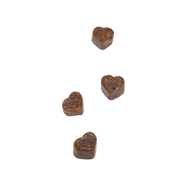 Premios Yogupet Cerdo y Yogur en forma de corazón para perros. Bocaditos tiernos y sin cereales