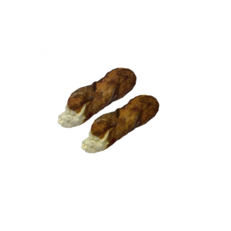 Trenza de Pato y Vacuno Snack Natural Para Perros